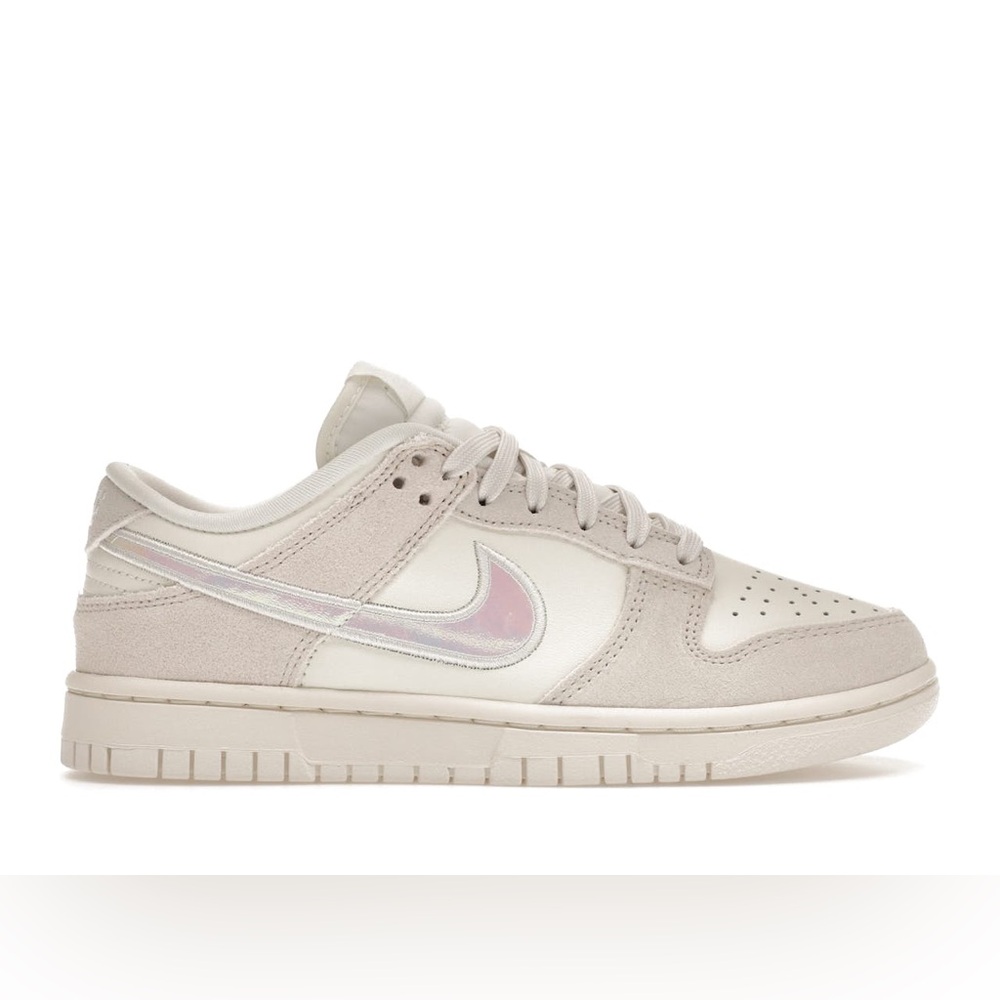 Nike Dunk Low Sail Iridescent Swoosh